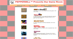 Desktop Screenshot of games.peppermill.com