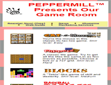 Tablet Screenshot of games.peppermill.com